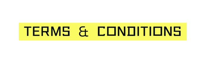 TERMS CONDITIONS